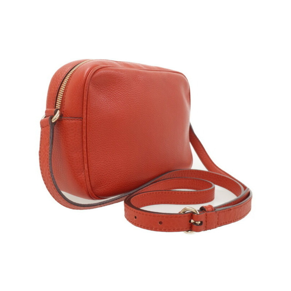 Gucci Crossbody Bag Pebbled Disco Leather Soho